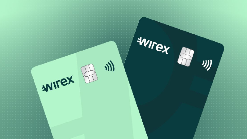 Cartão de débito Wirex.
