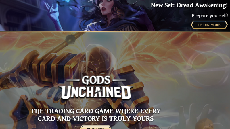 Gods unchained p2e game
