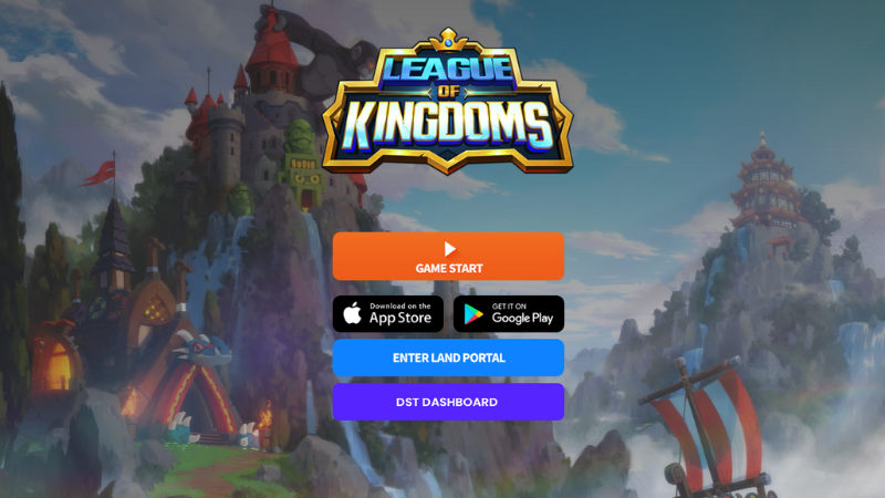 Jogo de blockchain League of Kingdoms
