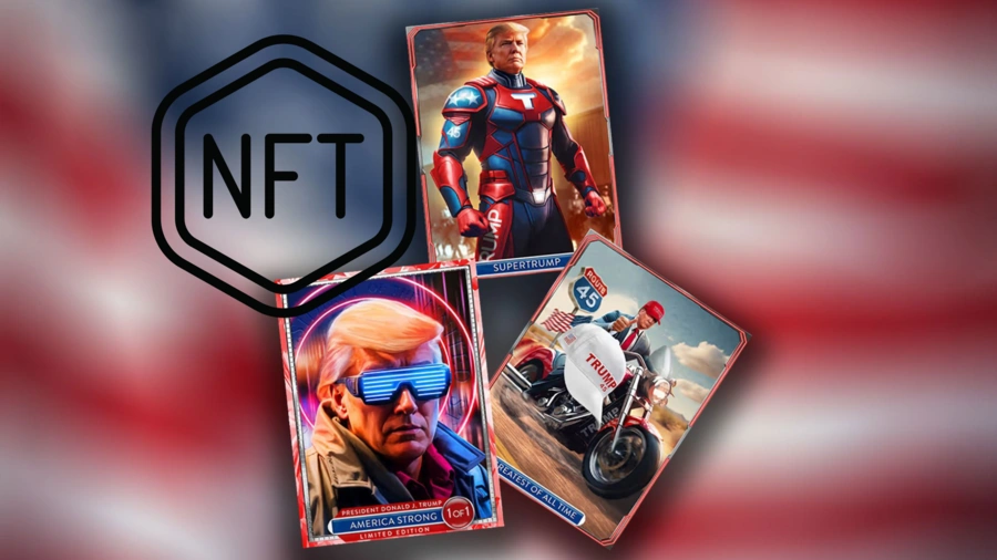 Nova Coleção de NFTs de Trump Arrecada US$ 2 Milhões