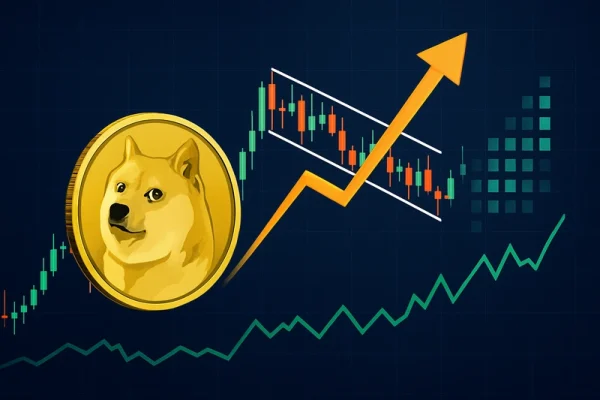Preço do Dogecoin chega a US$ 0,22, enquanto US$ 55 milhões em posições vendidas de DOGE enfrentam liquidação